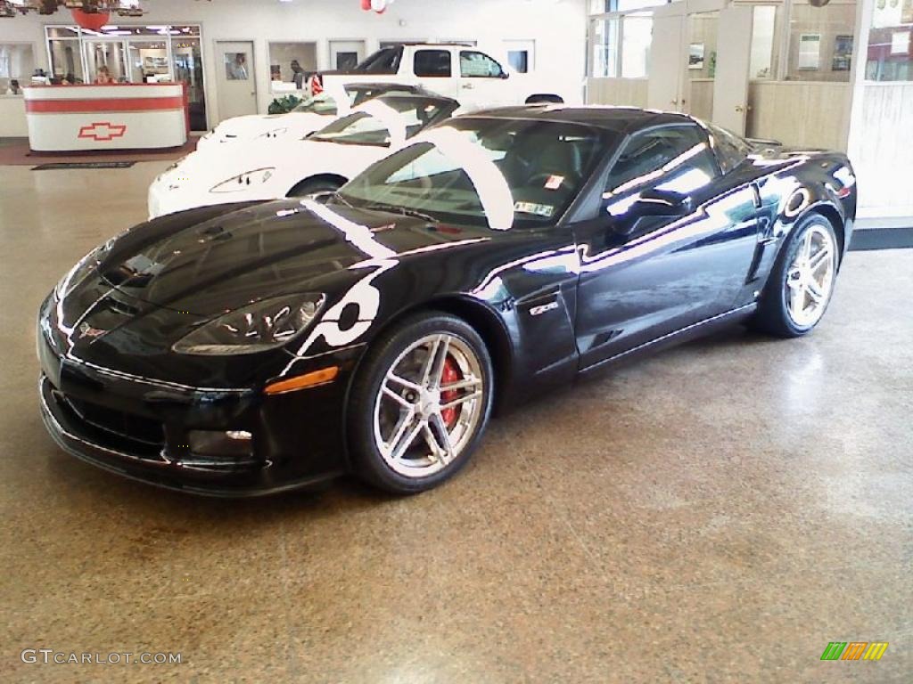 2007 Corvette Z06 - Black / Ebony photo #1