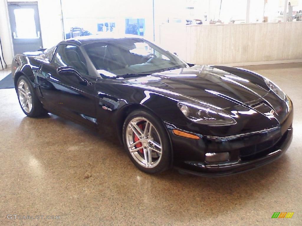 2007 Corvette Z06 - Black / Ebony photo #2