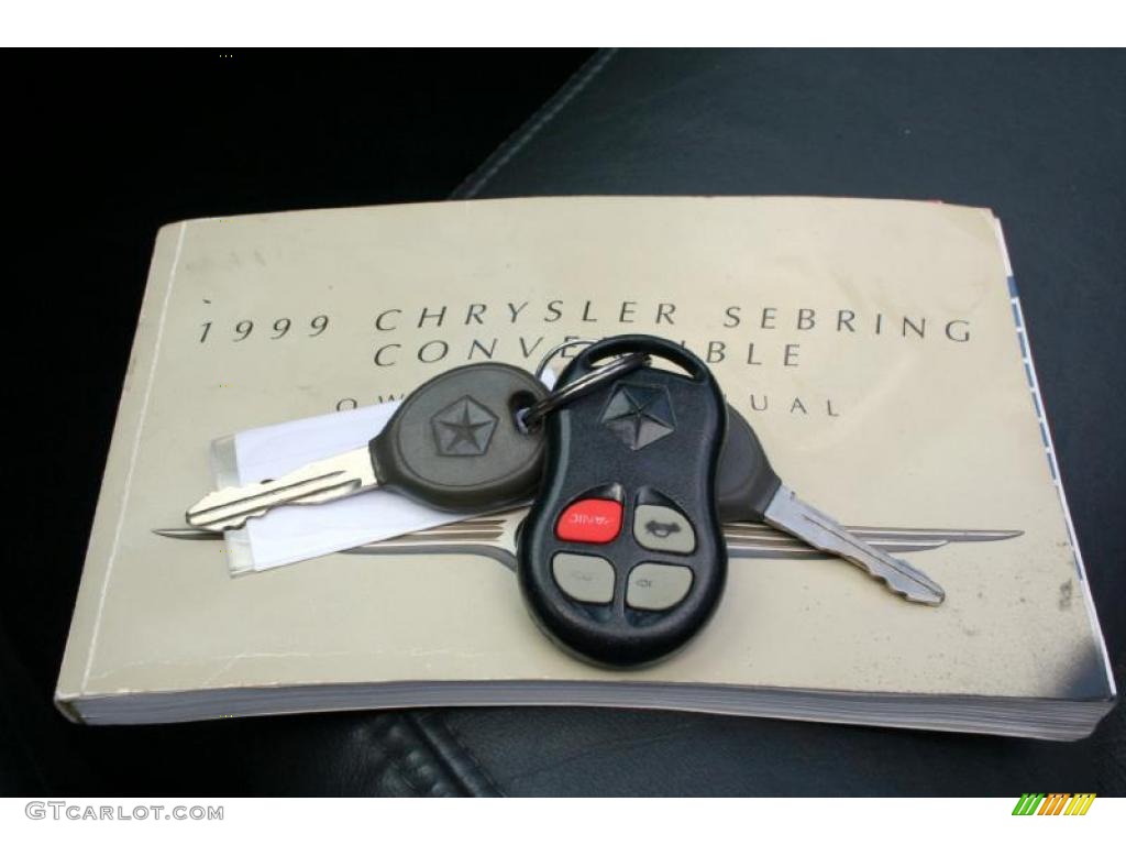 1999 Chrysler Sebring JXi Convertible Books/Manuals Photo #31442236