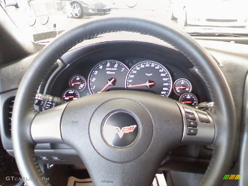 2007 Corvette Z06 - Black / Ebony photo #9