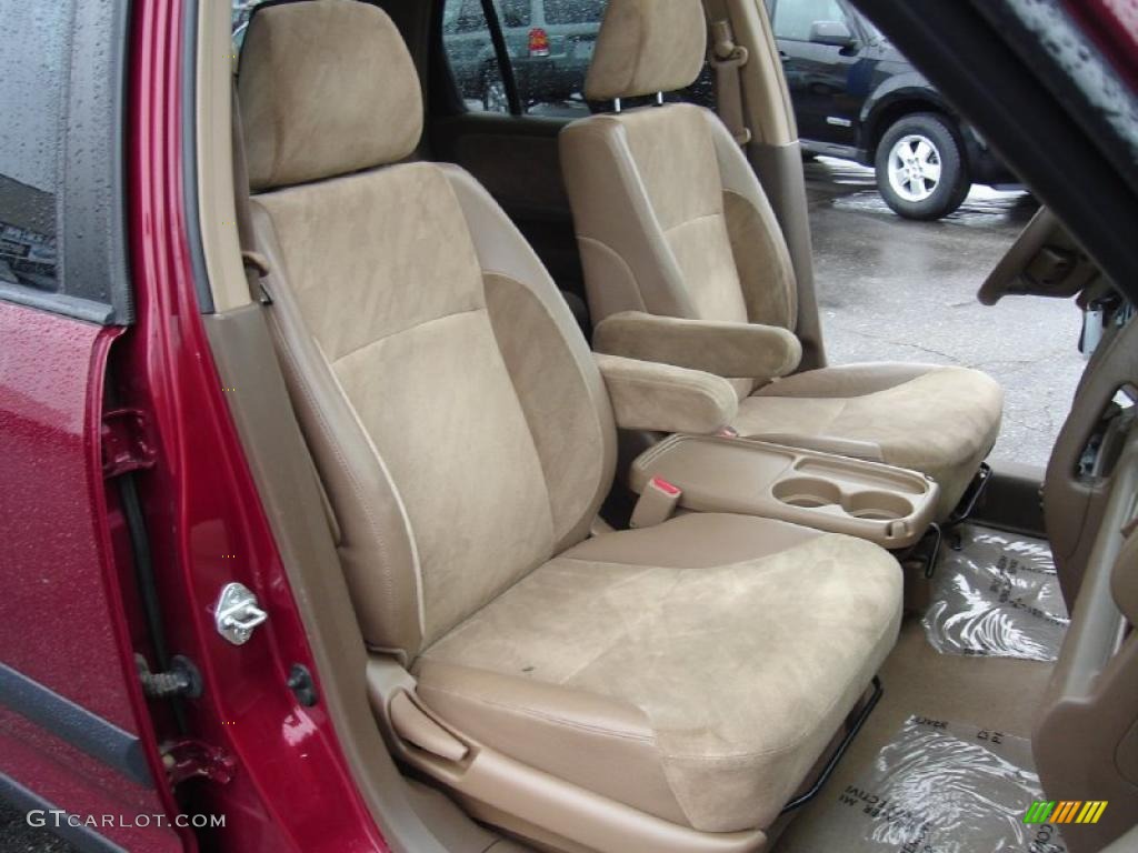 2003 CR-V EX 4WD - Chianti Red Pearl / Saddle photo #14