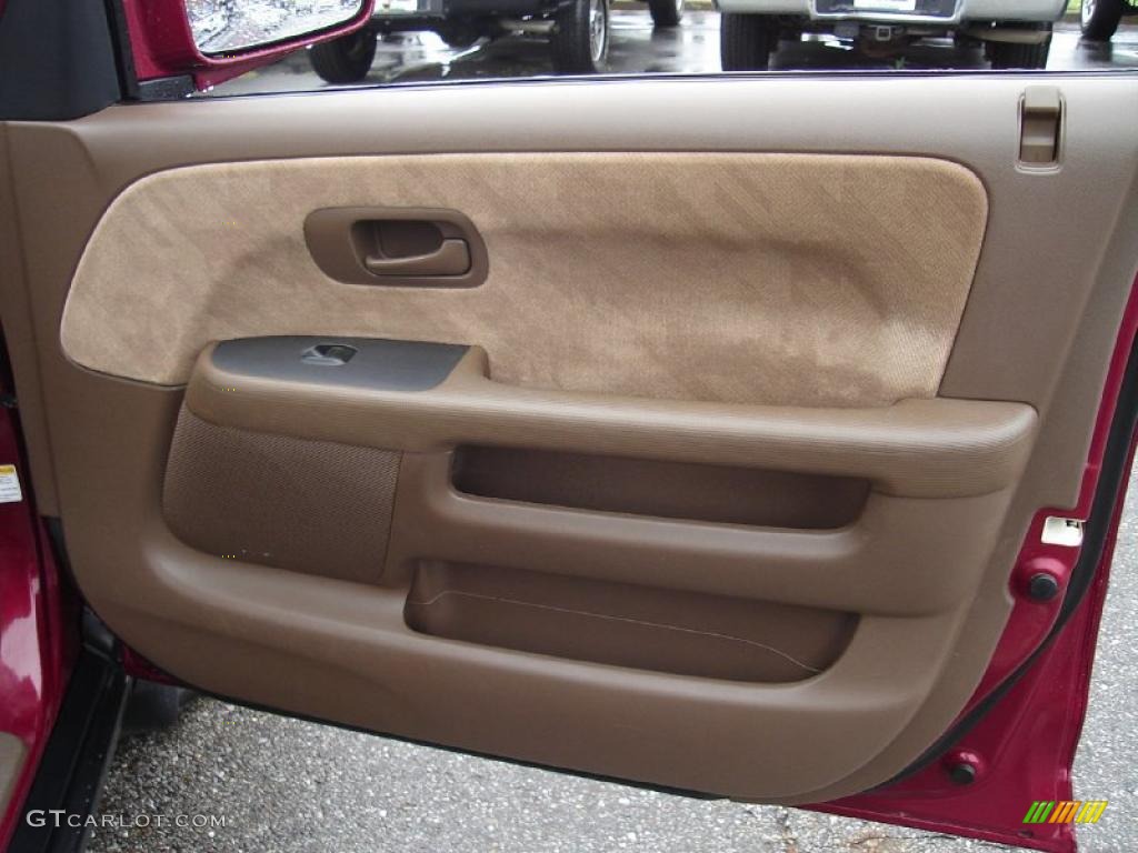 2003 CR-V EX 4WD - Chianti Red Pearl / Saddle photo #16