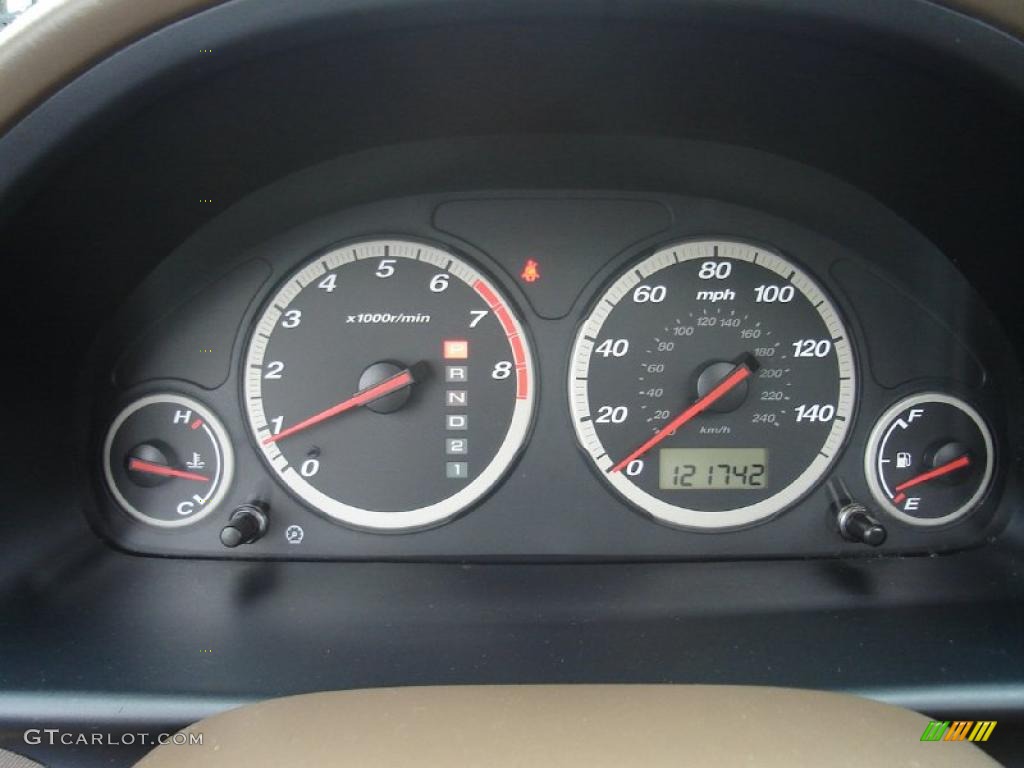 2003 CR-V EX 4WD - Chianti Red Pearl / Saddle photo #27