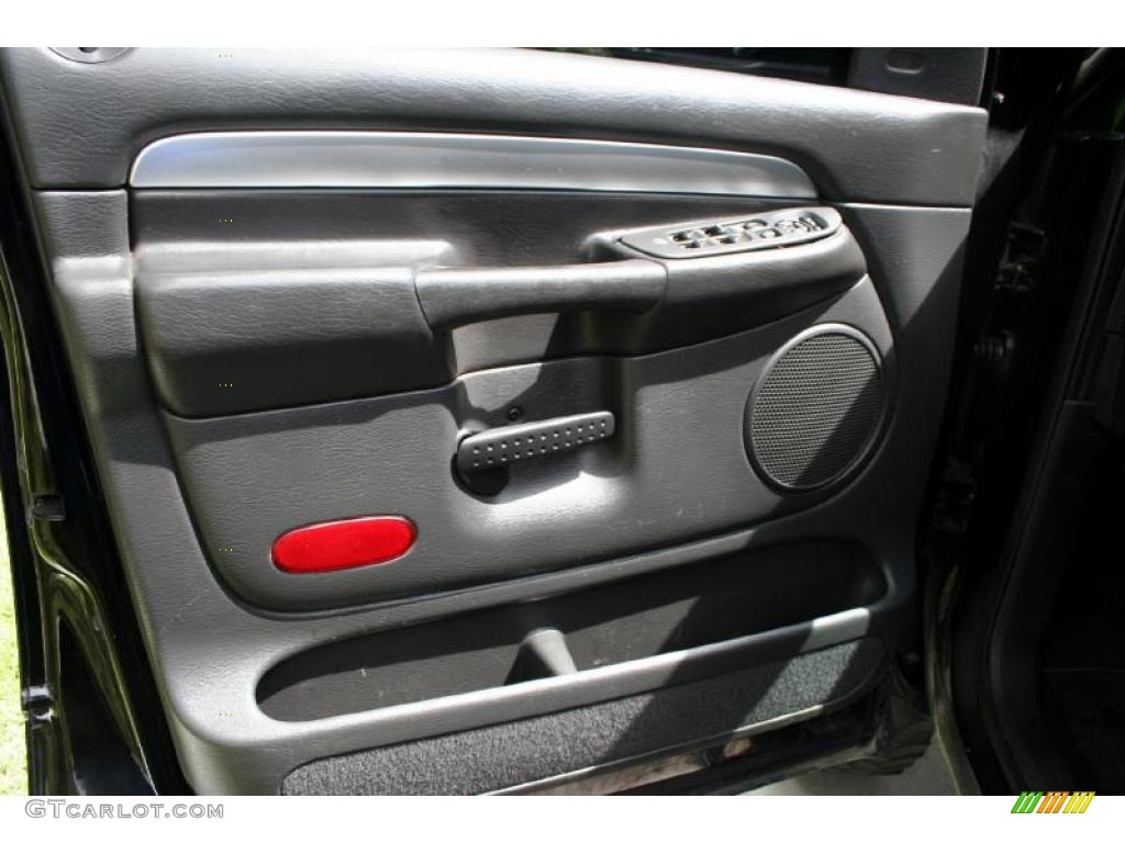2005 Ram 3500 Laramie Quad Cab 4x4 Dually - Black / Dark Slate Gray photo #35