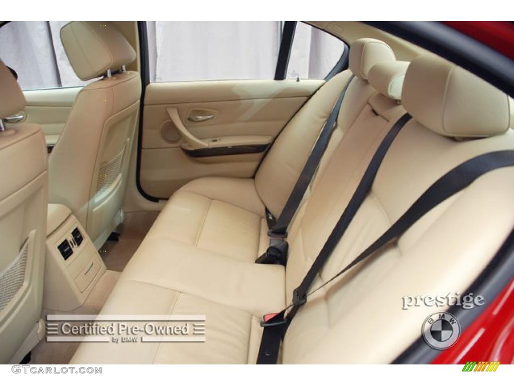 2007 3 Series 335xi Sedan - Crimson Red / Beige photo #6