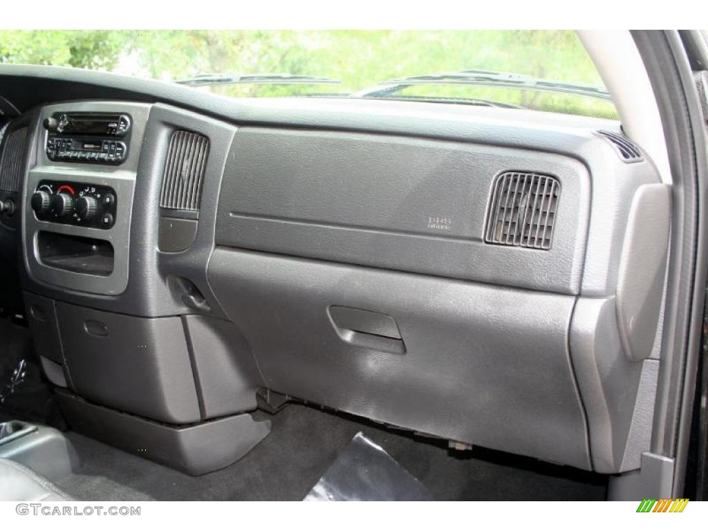 2005 Ram 3500 Laramie Quad Cab 4x4 Dually - Black / Dark Slate Gray photo #64
