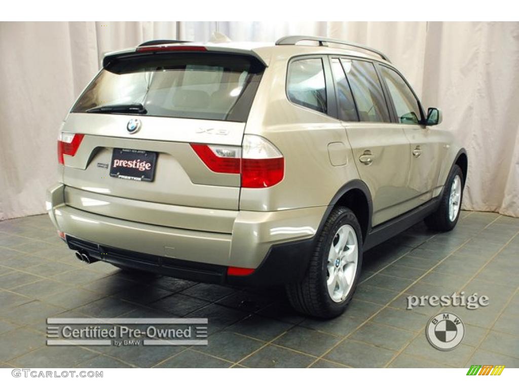 2007 X3 3.0si - Platinum Bronze Metallic / Sand Beige photo #2