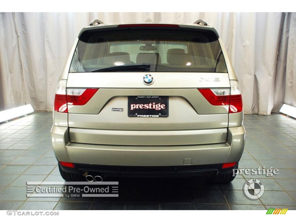 2007 X3 3.0si - Platinum Bronze Metallic / Sand Beige photo #3