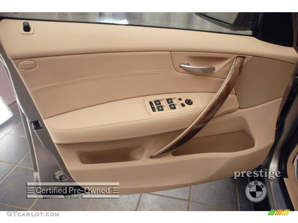 2007 X3 3.0si - Platinum Bronze Metallic / Sand Beige photo #12