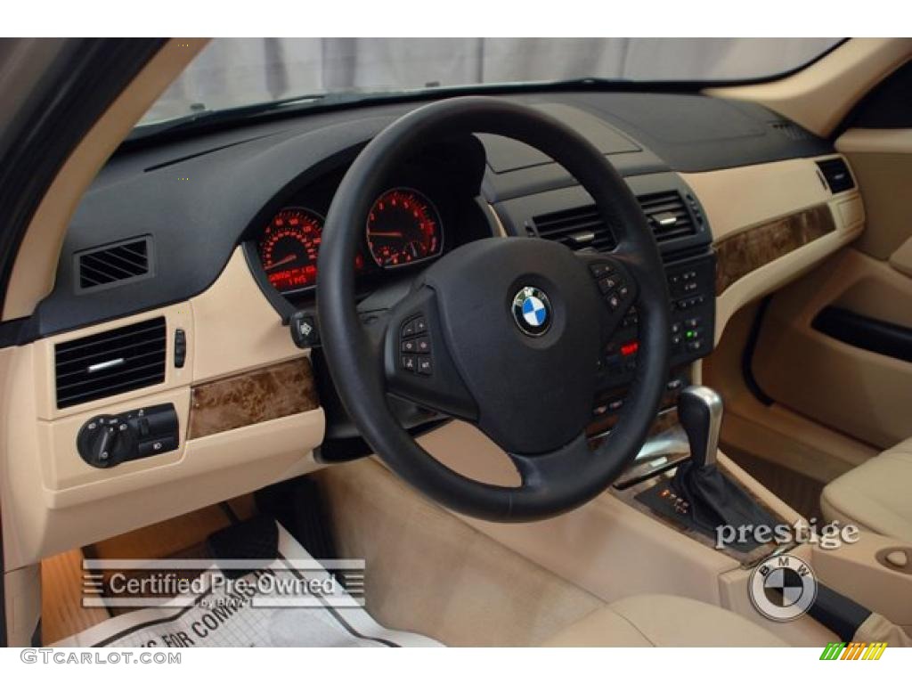 2007 X3 3.0si - Platinum Bronze Metallic / Sand Beige photo #13