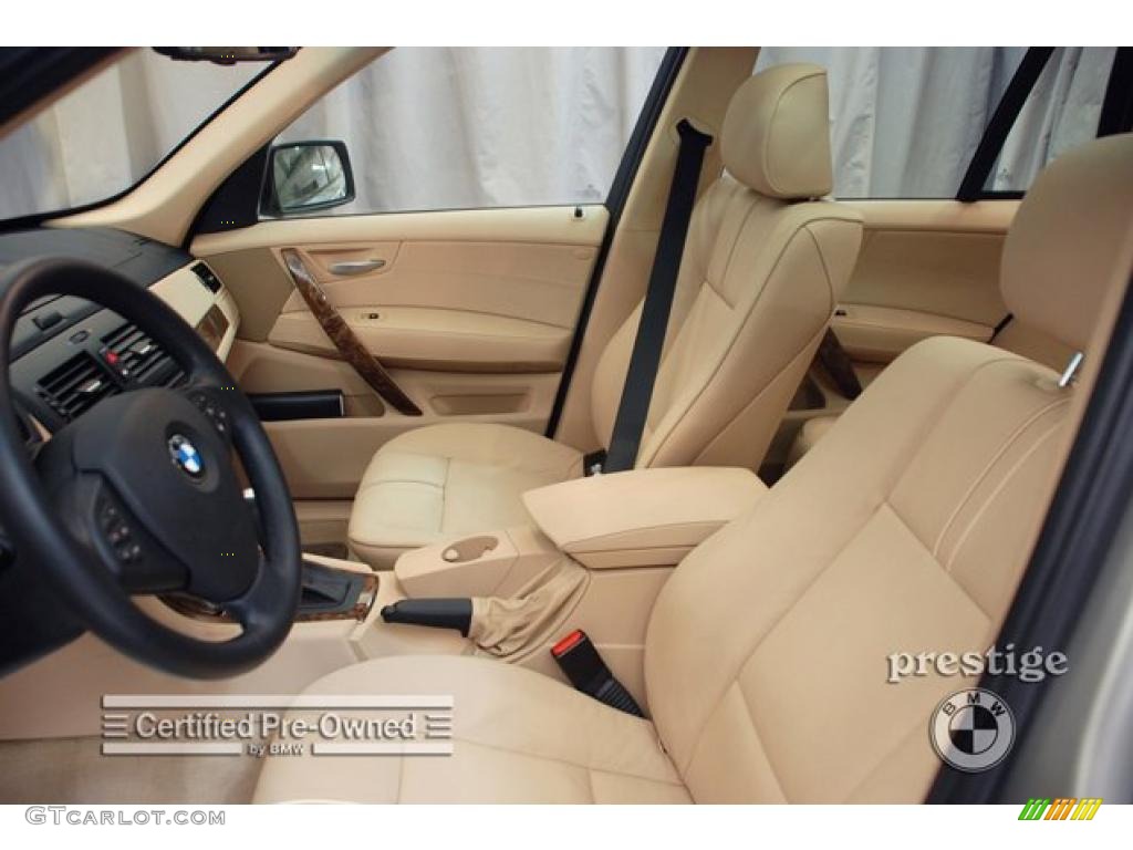 2007 X3 3.0si - Platinum Bronze Metallic / Sand Beige photo #14