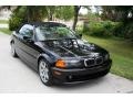 2001 Jet Black BMW 3 Series 325i Convertible  photo #12