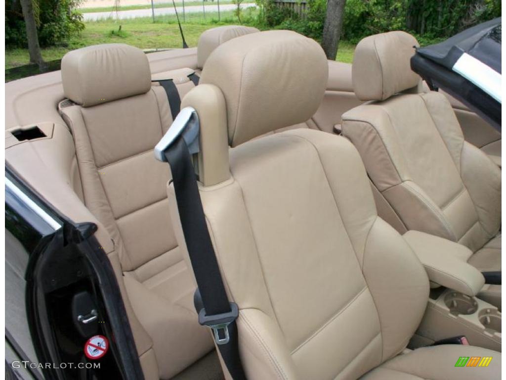 2001 3 Series 325i Convertible - Jet Black / Sand photo #42