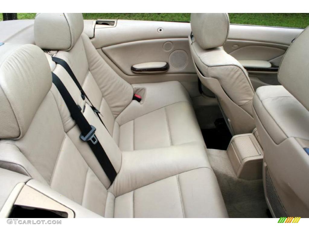 2001 3 Series 325i Convertible - Jet Black / Sand photo #52
