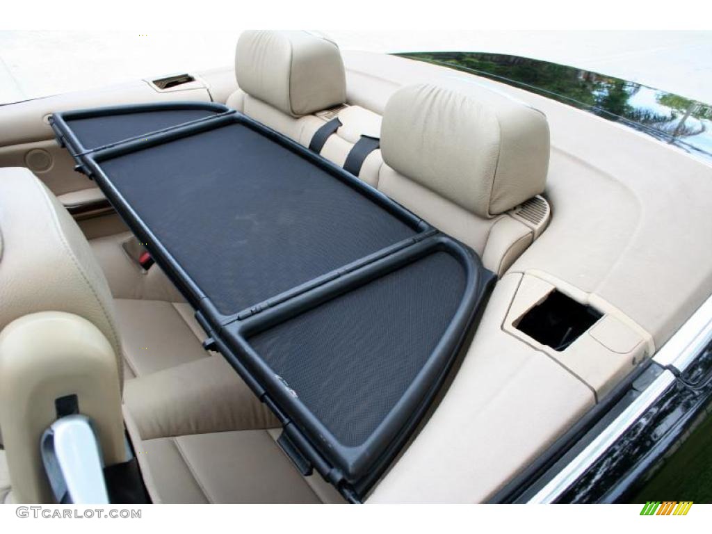 2001 3 Series 325i Convertible - Jet Black / Sand photo #55