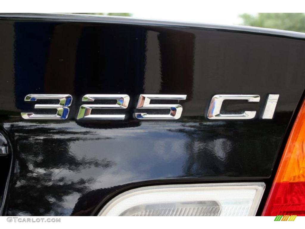 2001 3 Series 325i Convertible - Jet Black / Sand photo #57