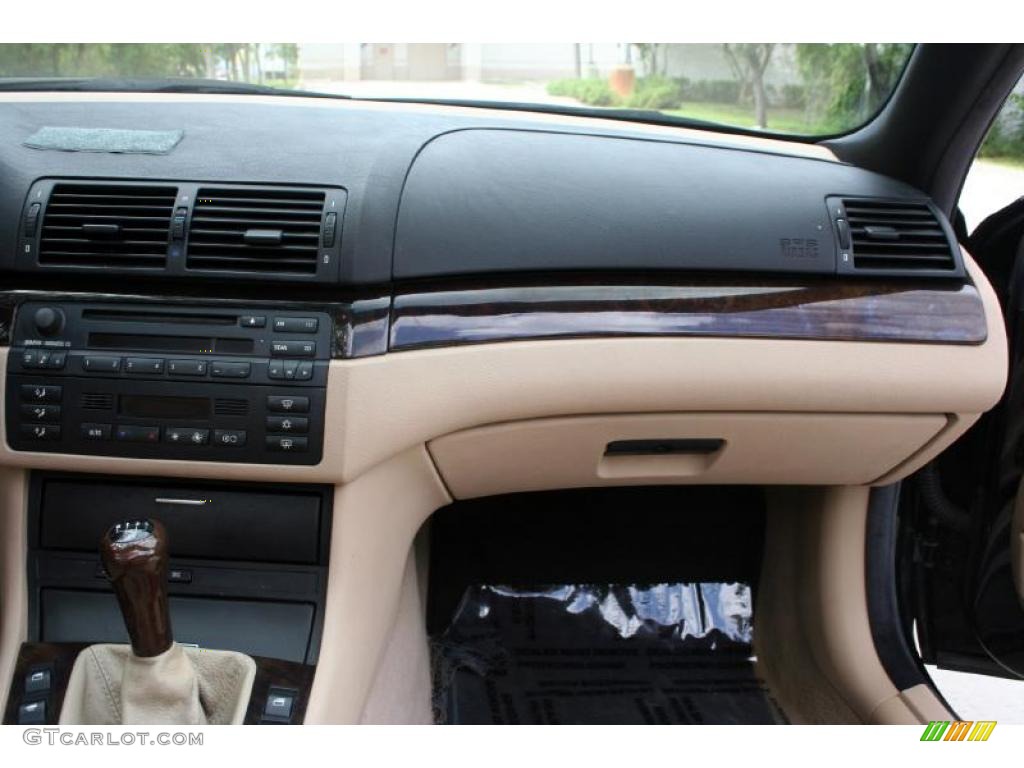 2001 3 Series 325i Convertible - Jet Black / Sand photo #66