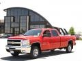 2009 Victory Red Chevrolet Silverado 2500HD LT Crew Cab 4x4  photo #8