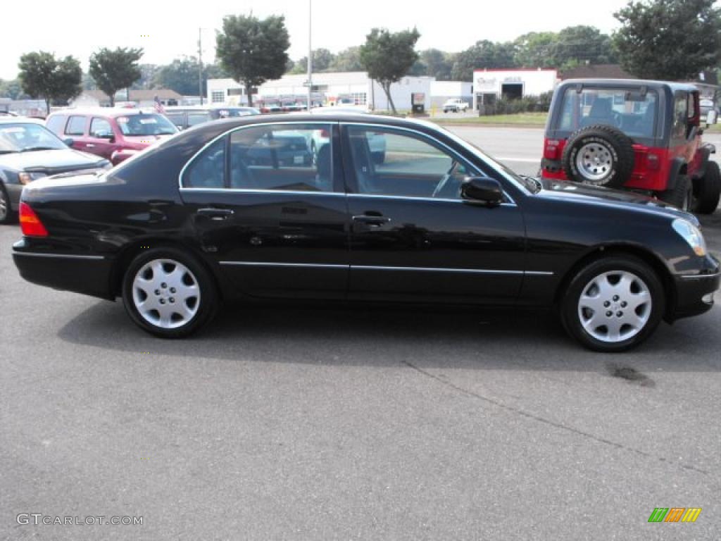 2003 LS 430 Sedan - Black Onyx / Black photo #8