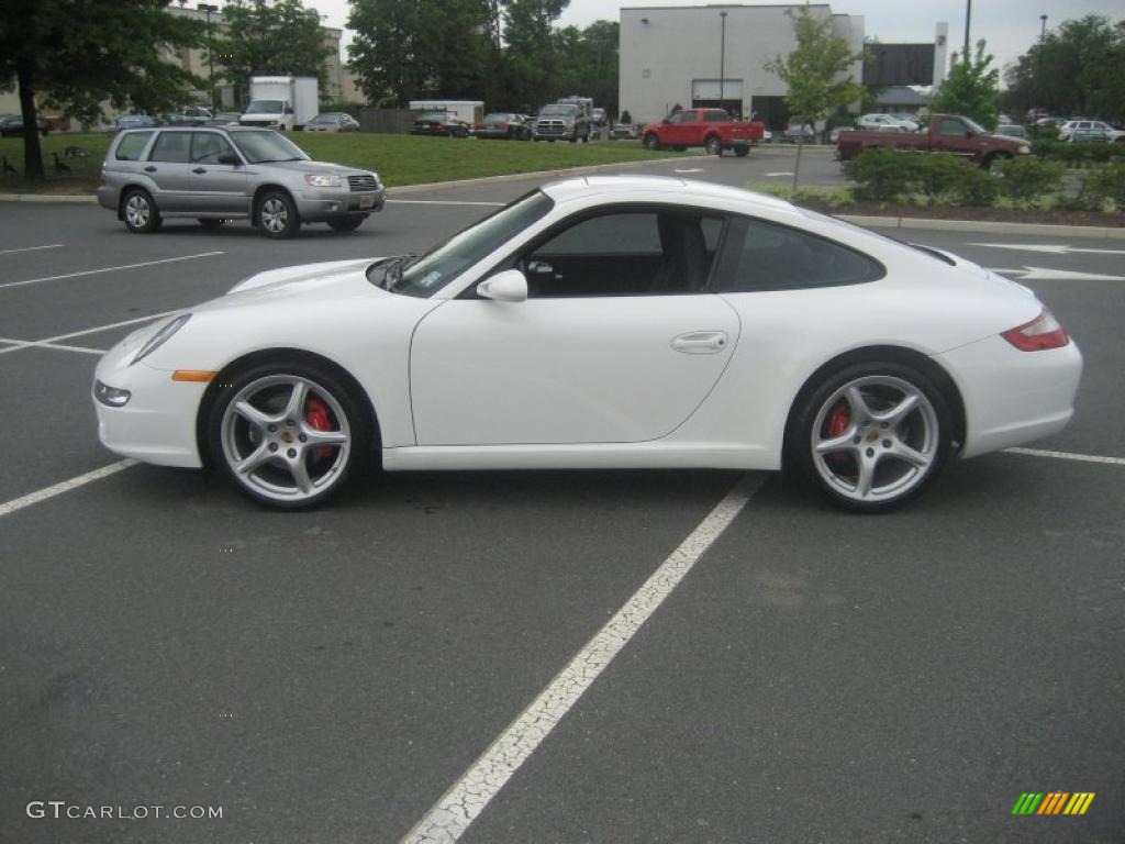 2008 911 Carrera Coupe - Carrara White / Black photo #3