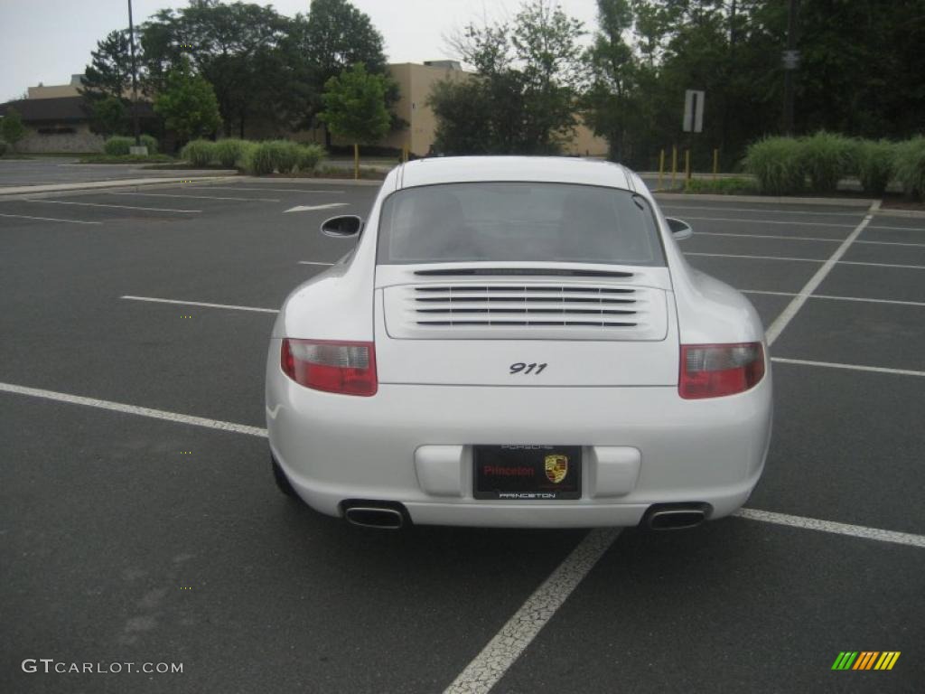 2008 911 Carrera Coupe - Carrara White / Black photo #6