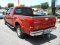 2001 Bright Amber Metallic Ford F350 Super Duty Lariat Crew Cab  photo #8