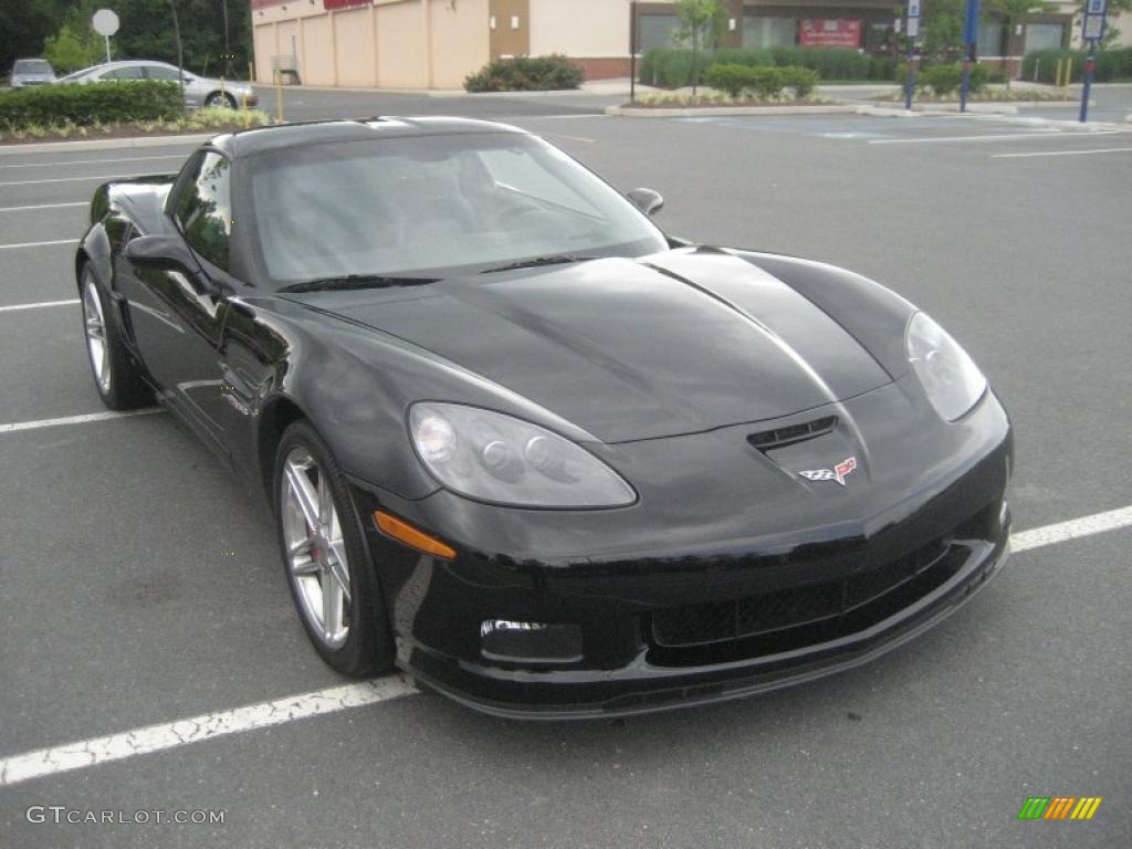 2007 Corvette Z06 - Black / Ebony photo #1