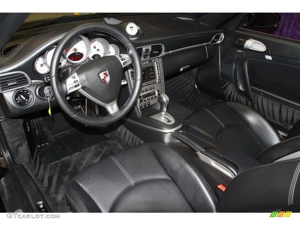 2007 911 Carrera 4S Cabriolet - Black / Black photo #6