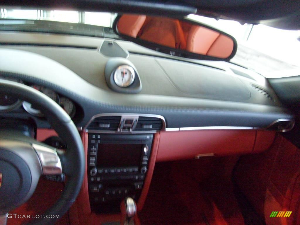 2009 911 Turbo Coupe - Basalt Black Metallic / Black/Terracotta photo #10