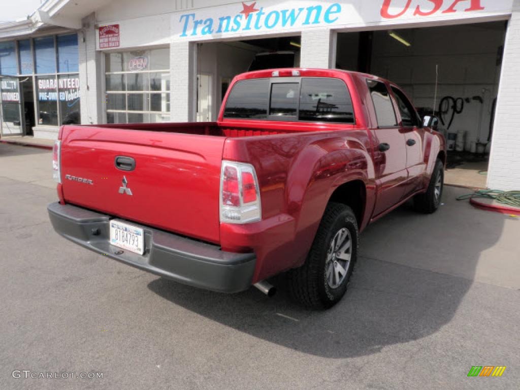 2009 Raider LS Double Cab - Lava Red Pearl / Slate photo #3