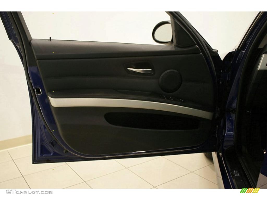 2007 3 Series 335xi Sedan - Montego Blue Metallic / Black Dakota Leather photo #8