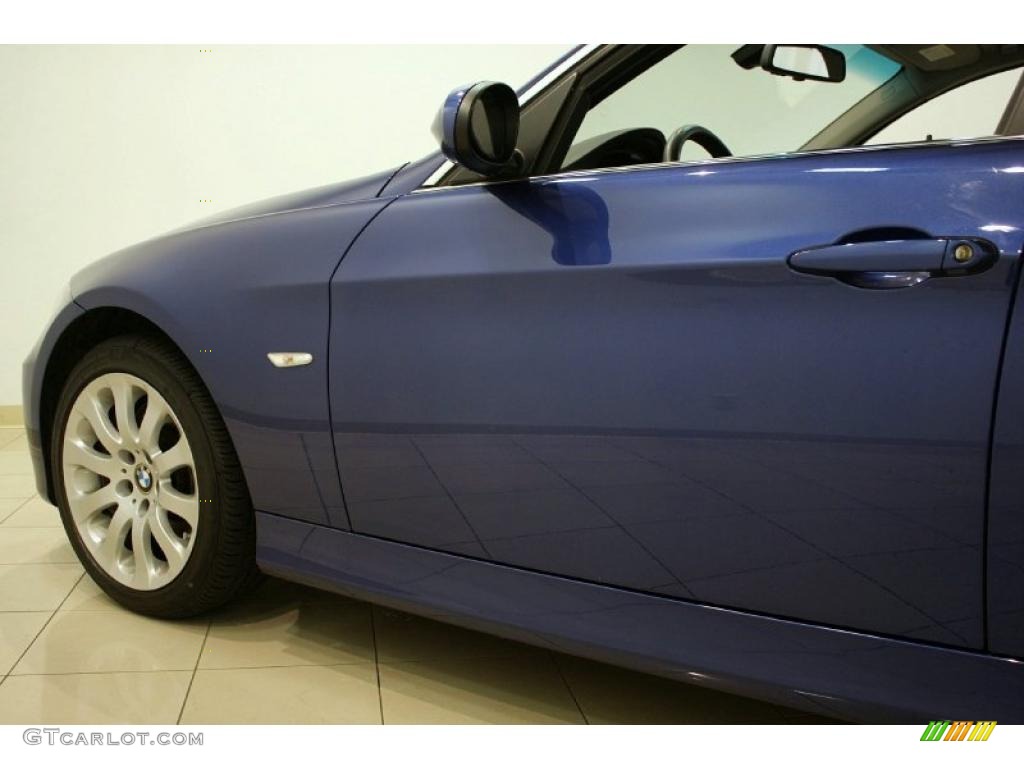 2007 3 Series 335xi Sedan - Montego Blue Metallic / Black Dakota Leather photo #25