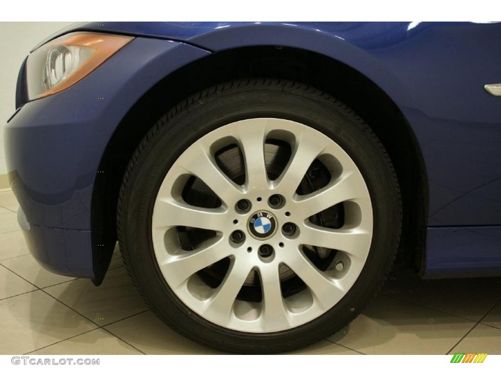 2007 3 Series 335xi Sedan - Montego Blue Metallic / Black Dakota Leather photo #26