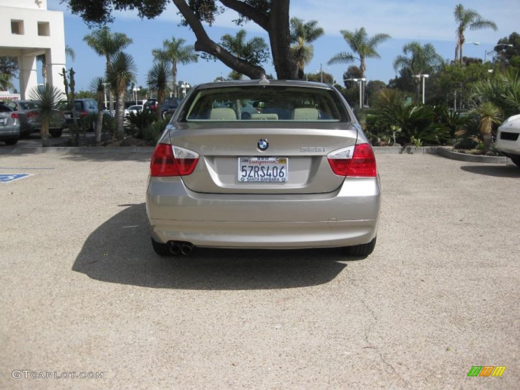 2007 3 Series 328i Sedan - Platinum Bronze Metallic / Beige photo #4