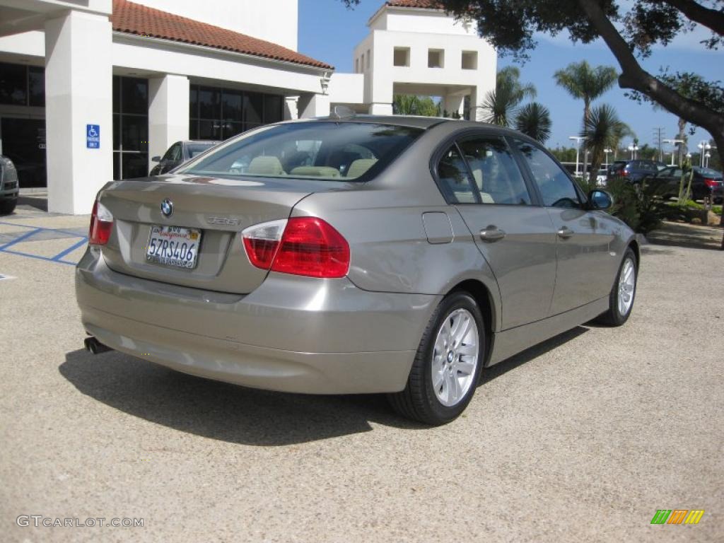 2007 3 Series 328i Sedan - Platinum Bronze Metallic / Beige photo #5