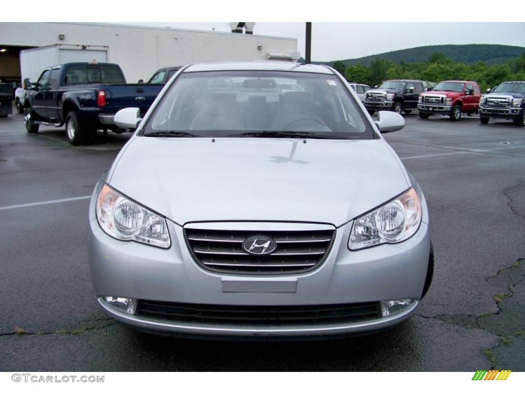 2009 Elantra GLS Sedan - Quicksilver / Gray photo #2