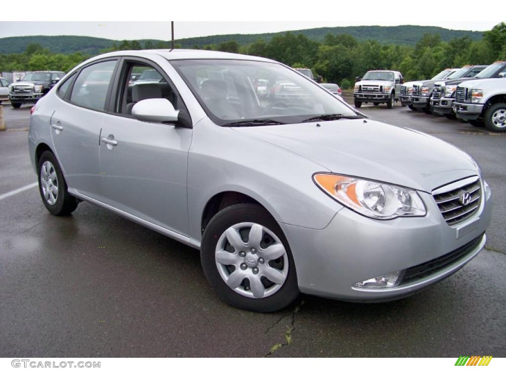 2009 Elantra GLS Sedan - Quicksilver / Gray photo #3