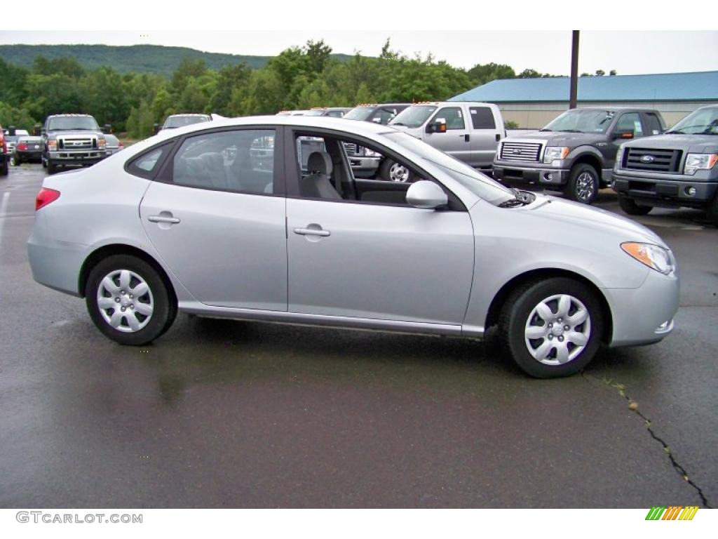 2009 Elantra GLS Sedan - Quicksilver / Gray photo #4