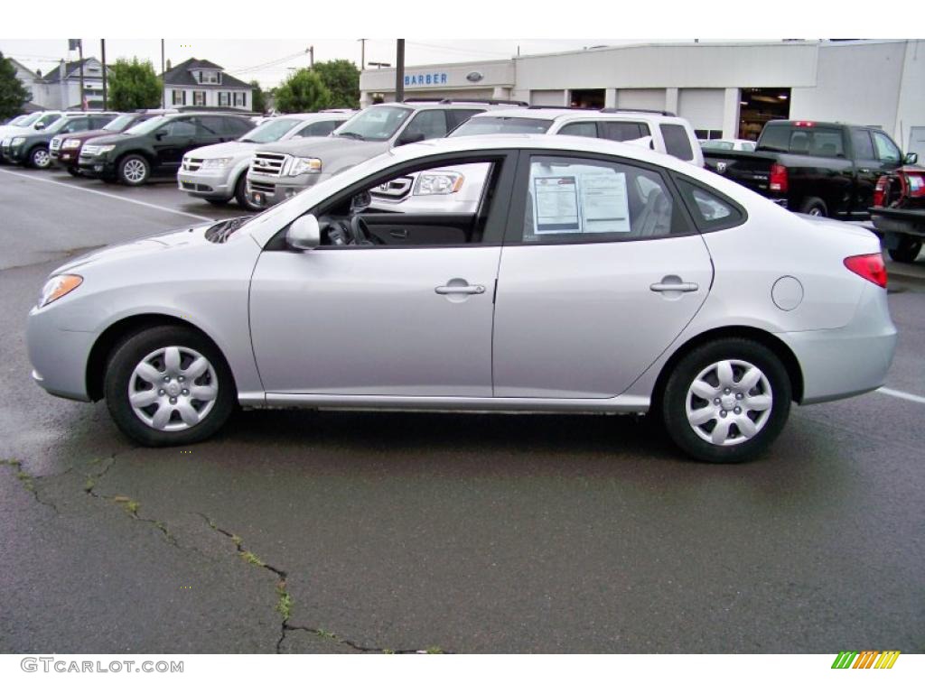 2009 Elantra GLS Sedan - Quicksilver / Gray photo #8