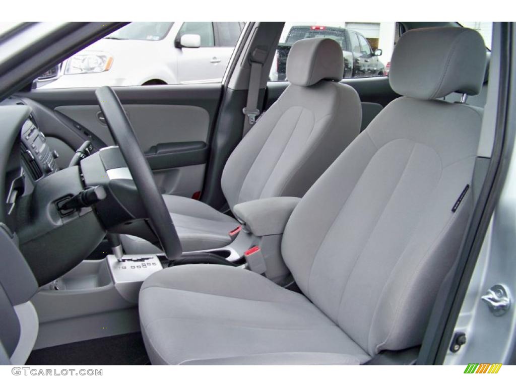 2009 Elantra GLS Sedan - Quicksilver / Gray photo #12