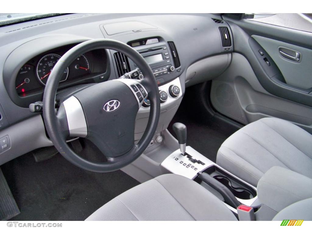 2009 Elantra GLS Sedan - Quicksilver / Gray photo #13