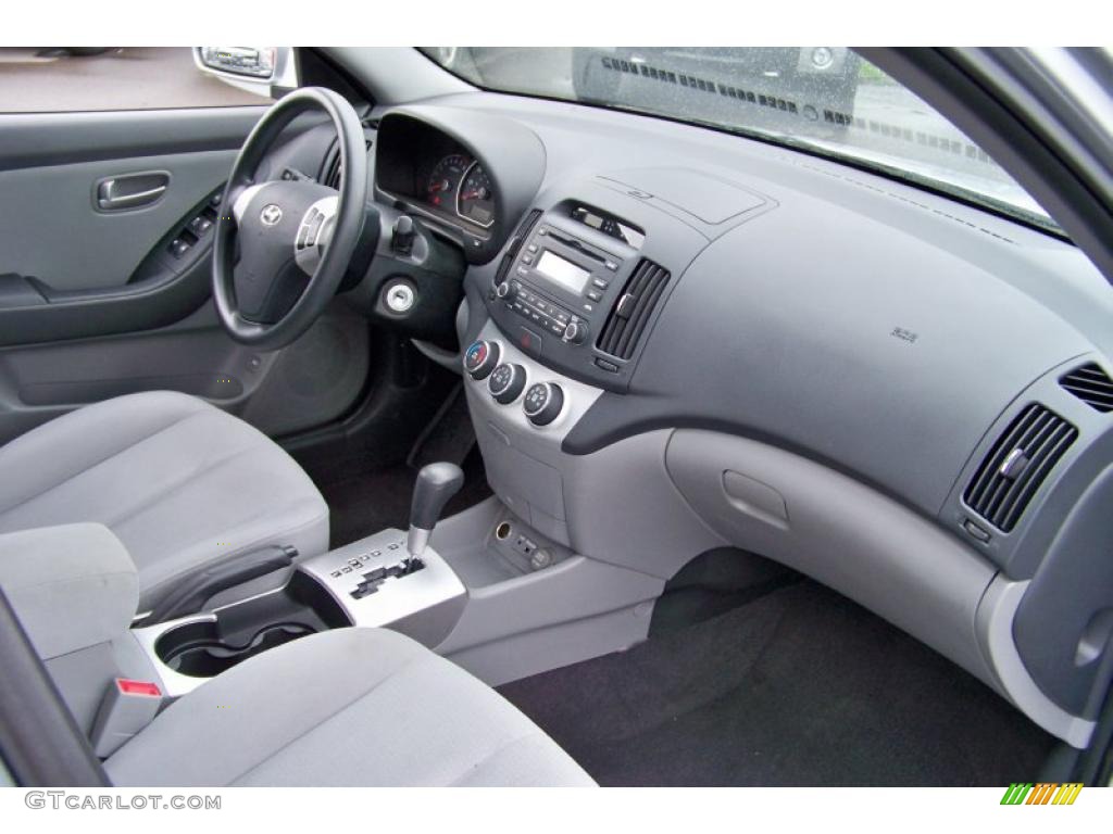 2009 Elantra GLS Sedan - Quicksilver / Gray photo #21
