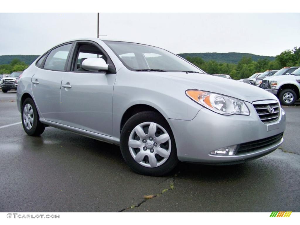 2009 Elantra GLS Sedan - Quicksilver / Gray photo #25