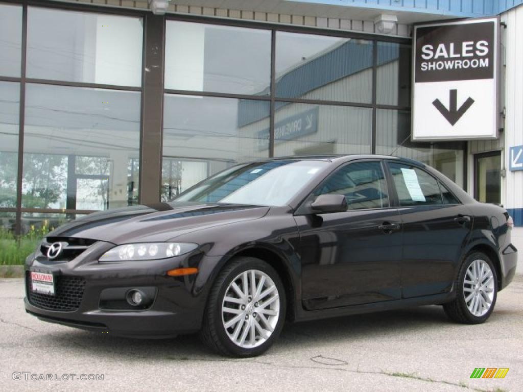 2006 MAZDA6 MAZDASPEED6 Grand Touring - Onyx Black / Black photo #1