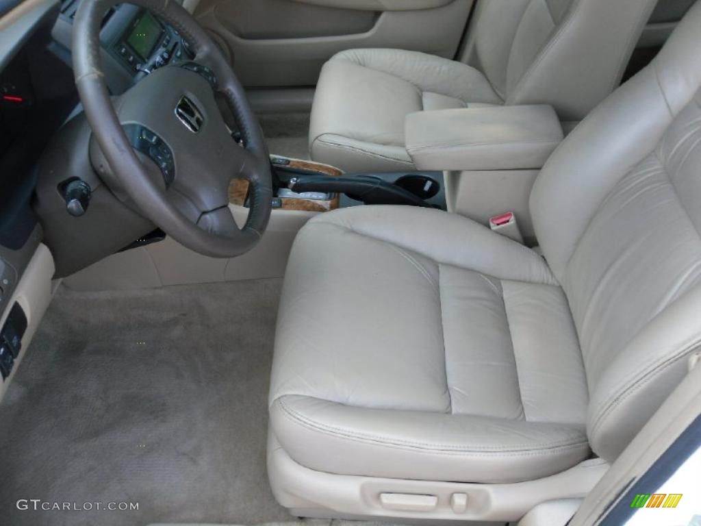 2003 Accord EX V6 Sedan - Taffeta White / Ivory photo #7