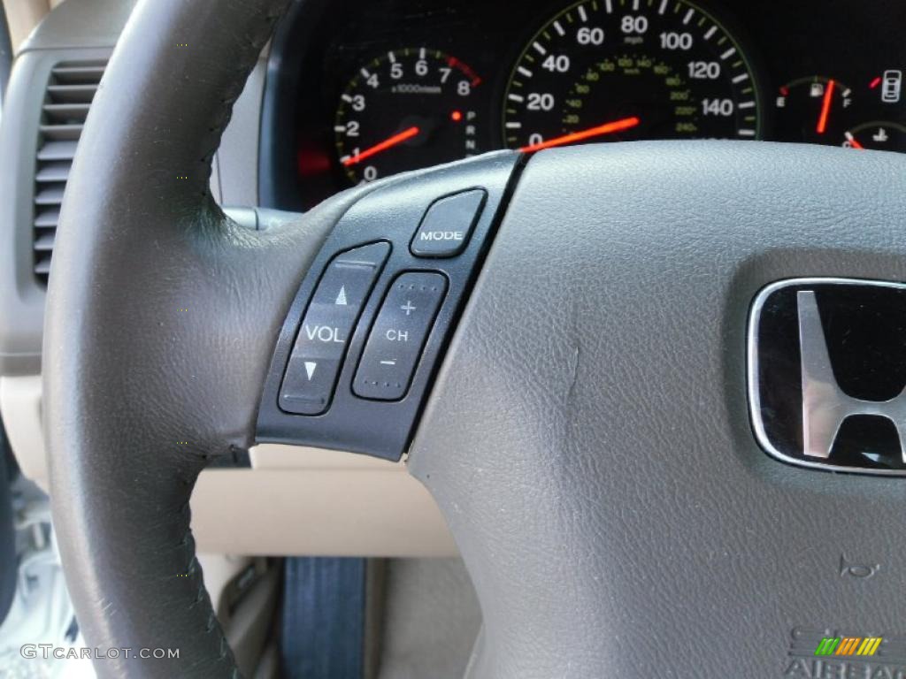 2003 Accord EX V6 Sedan - Taffeta White / Ivory photo #9