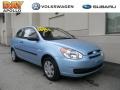 2007 Ice Blue Hyundai Accent GS Coupe  photo #1