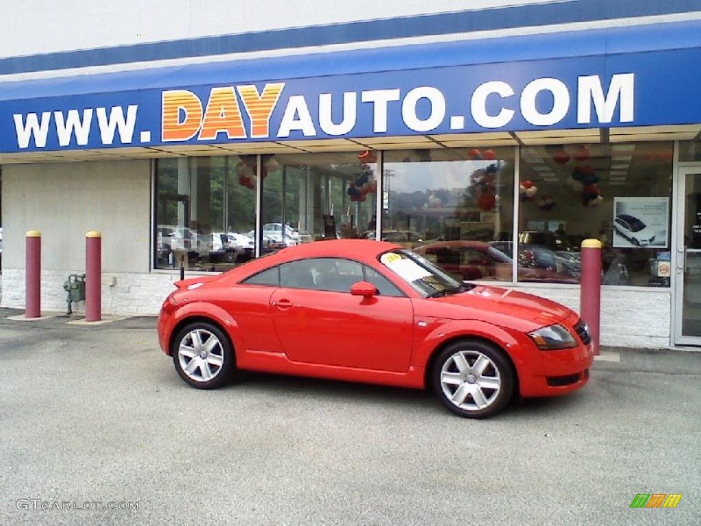 2004 TT 1.8T quattro Coupe - Brilliant Red / Ebony photo #1