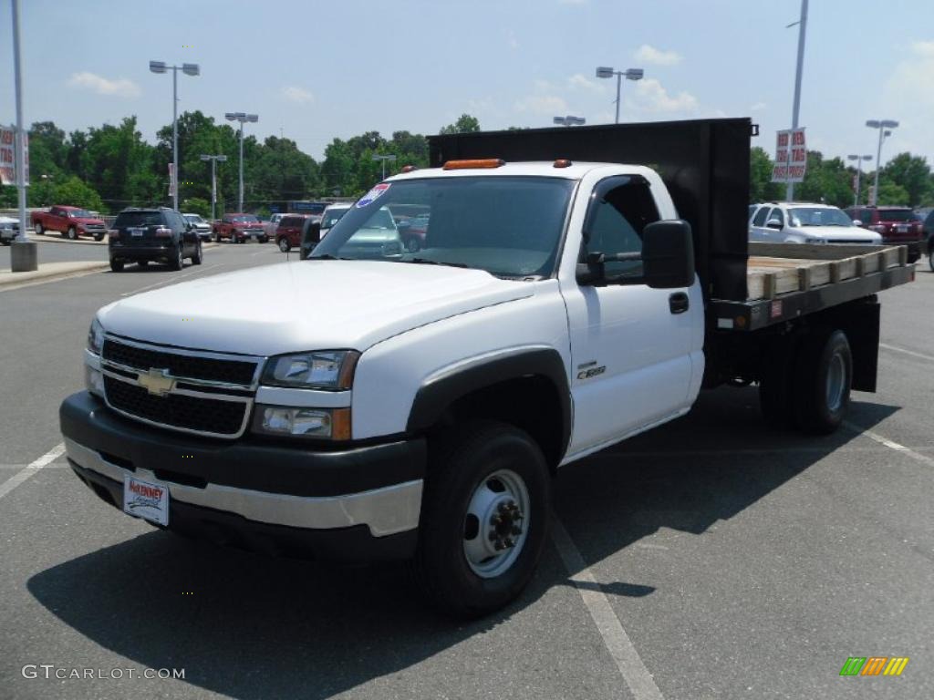 2006 Silverado 3500 Regular Cab Chassis - Summit White / Dark Charcoal photo #1