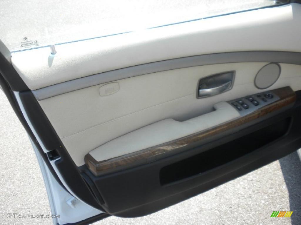 2008 7 Series 750Li Sedan - Alpine White / Cream Beige photo #7